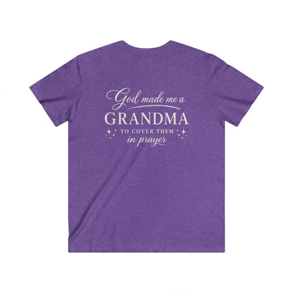 GOD MADE ME A GRANDMA - PREMIUM T-SHIRT