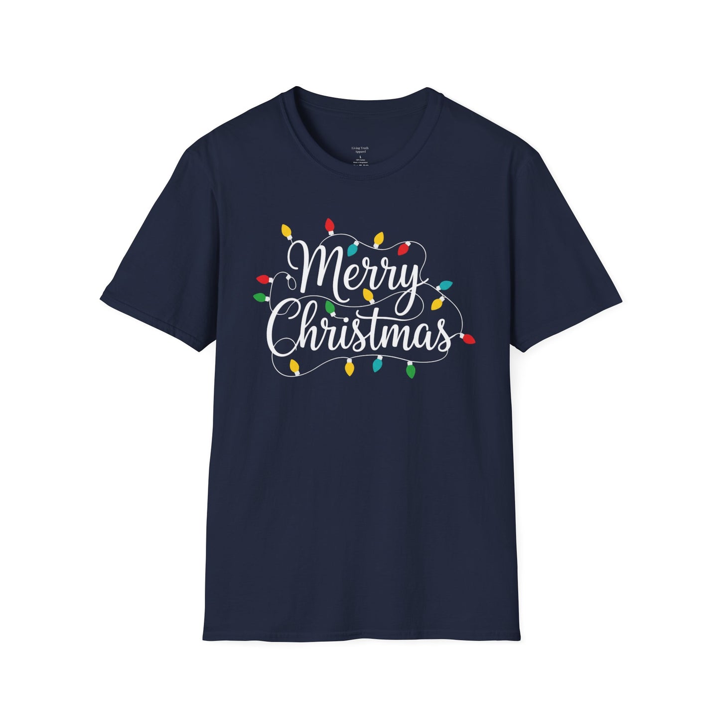 MERRY CHRISTMAS LIGHTS - PREMIUM T-SHIRT