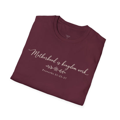 MOTHERHOOD IS KINGDOM WORK - PREMIUM T-SHIRT