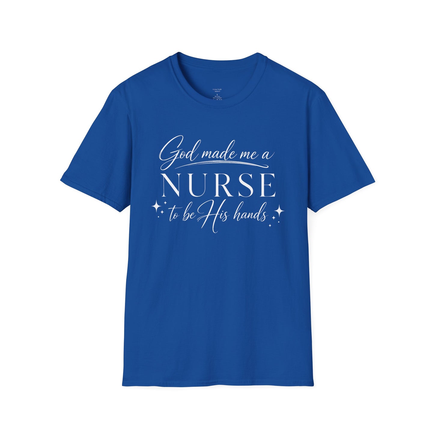 GOD MADE ME A NURSE - PREMIUM T-SHIRT