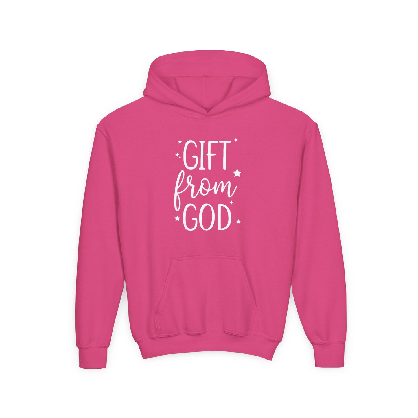 GIFT FROM GOD - YOUTH MEDIUM-HEAVY WEIGH HOODIE