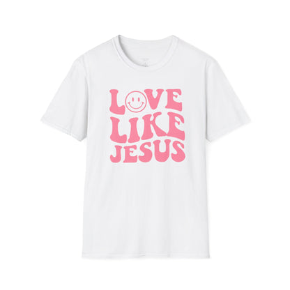 LOVE LIKE JESUS SMILEY - PREMIUM T-SHIRT