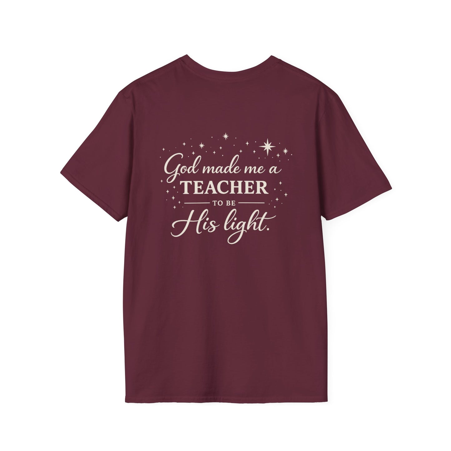 GOD MADE ME A TEACHER 2 - PREMIUM T-SHIRT