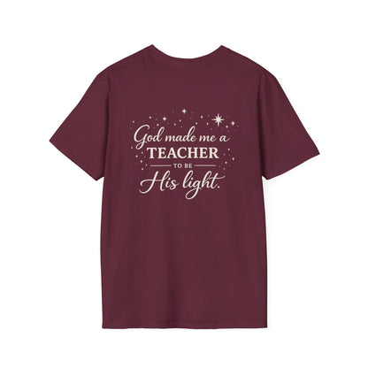 GOD MADE ME A TEACHER 2 - PREMIUM T-SHIRT