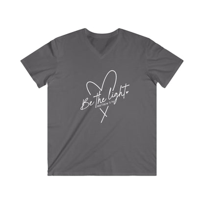 BE THE LIGHT - V-NECK PREMIUM T-SHIRT