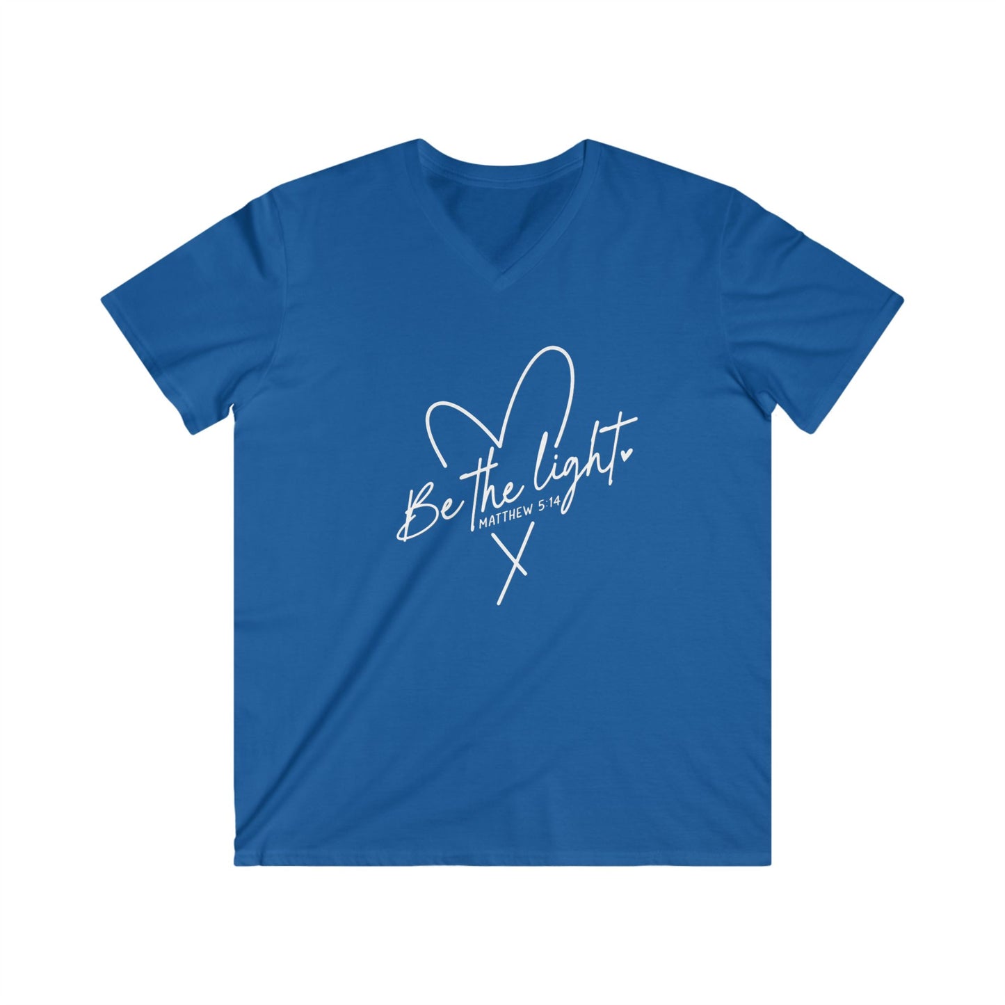 BE THE LIGHT - V-NECK PREMIUM T-SHIRT
