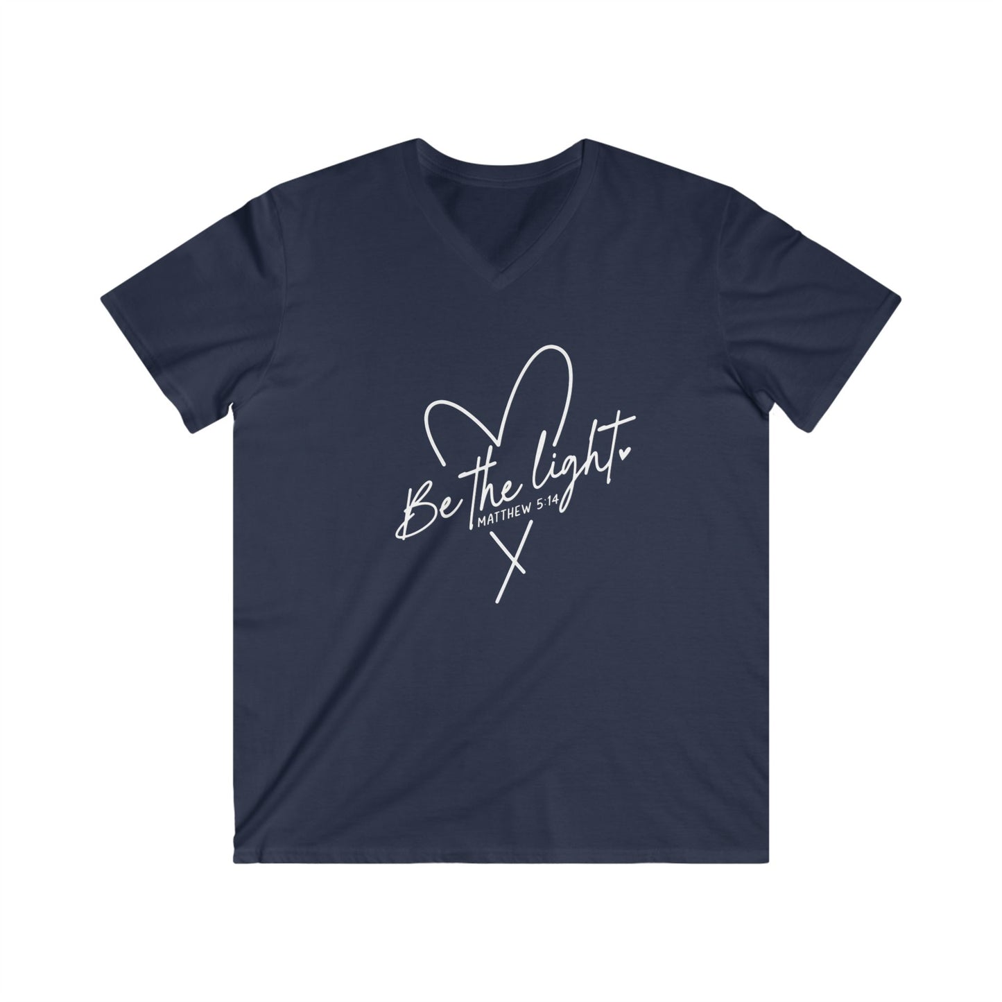 BE THE LIGHT - V-NECK PREMIUM T-SHIRT
