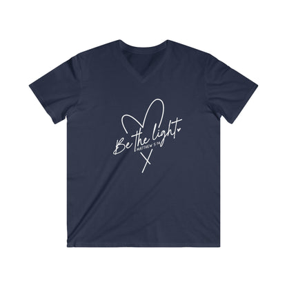 BE THE LIGHT - V-NECK PREMIUM T-SHIRT