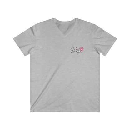 SMILE THIS IS THE DAY THE LORD MADE - V-NECK PREMIUM T-SHIRT