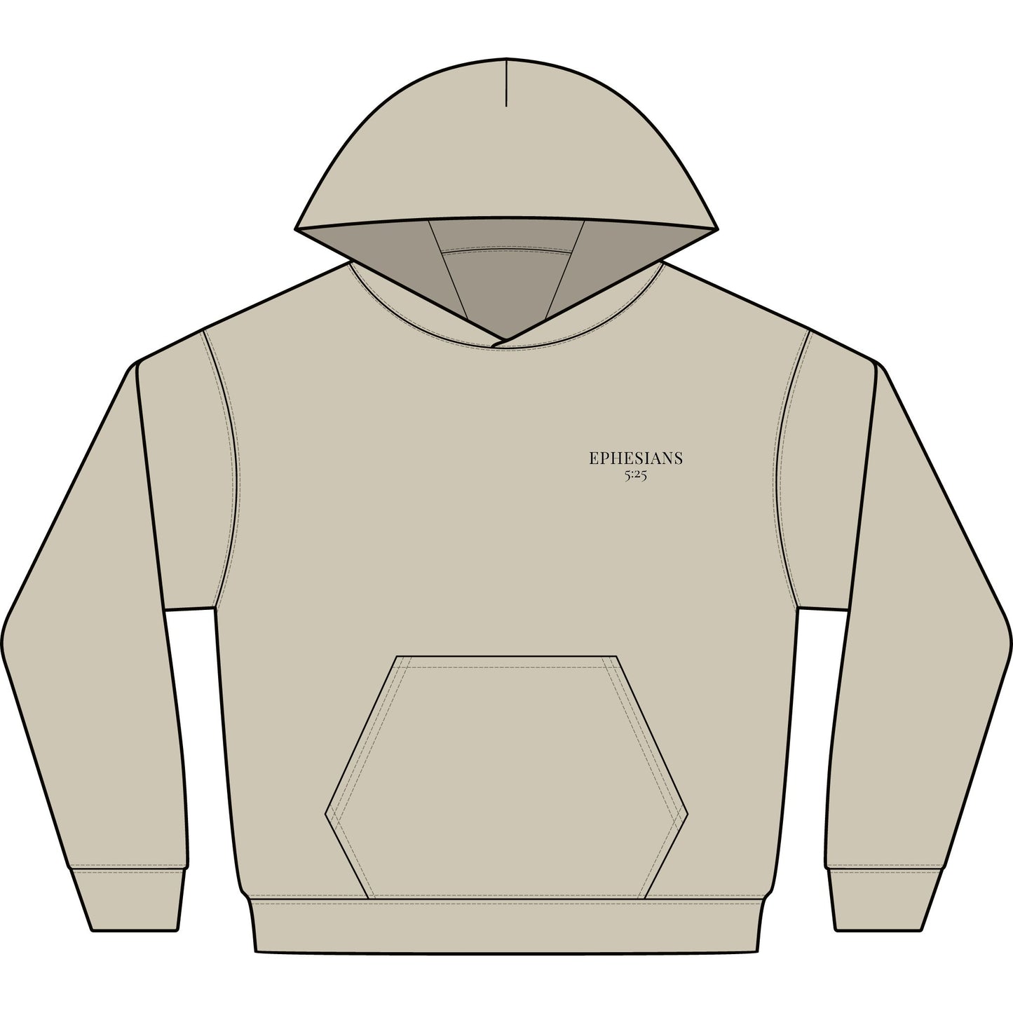 HE IS MY EPHESIANS - PREMIUM HEAVY-WEIGHT HOODIE