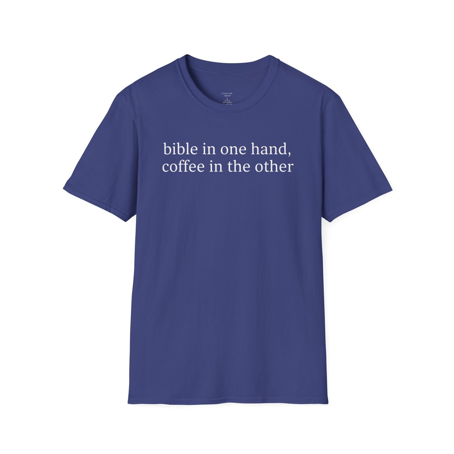 BIBLE IN ONE HAND - PREMIUM T-SHIRT