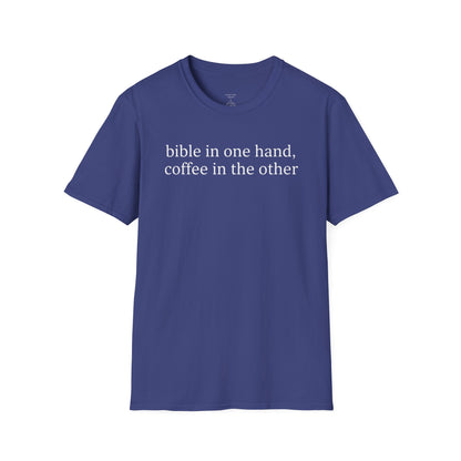 BIBLE IN ONE HAND - PREMIUM T-SHIRT