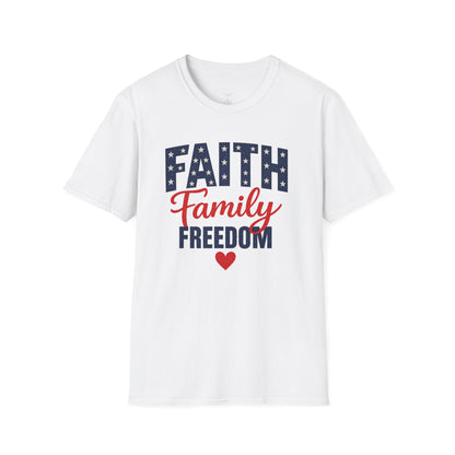 FAITH FAMILY FREEDOM - PREMIUM T-SHIRT