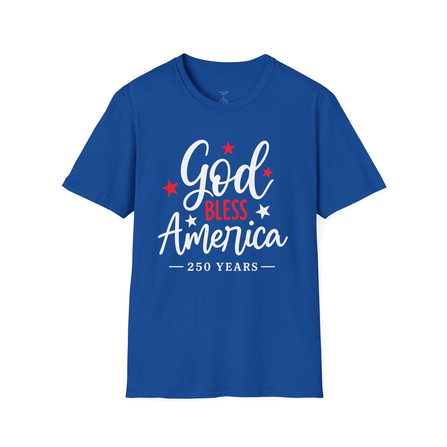 GOD BLESS AMERICA 250/FRONT - PREMIUM T-SHIRT