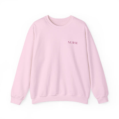 GOD MADE ME A NURSE - MEDIUM-HEAVY WEIGHT SWEATSHIRT
