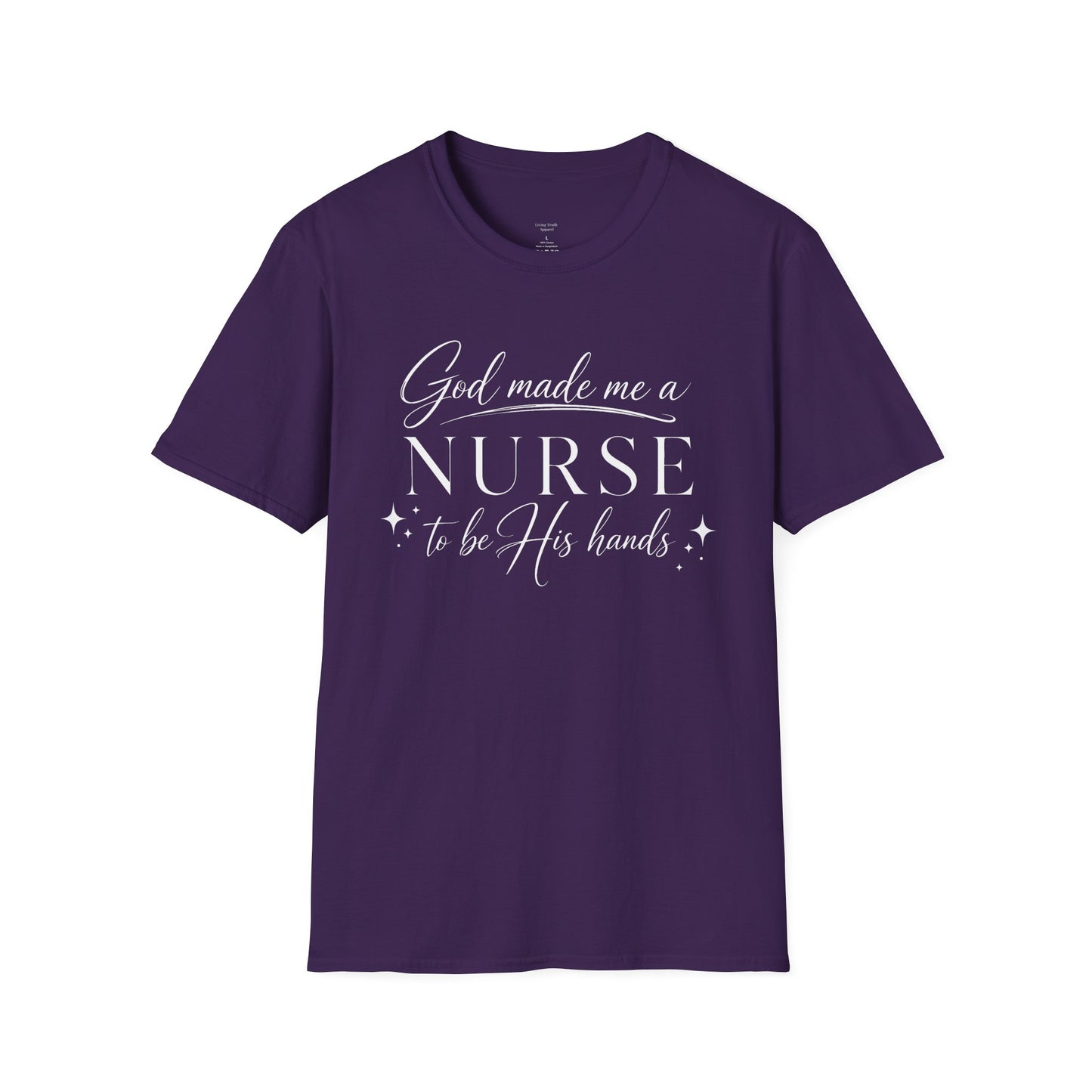 GOD MADE ME A NURSE - PREMIUM T-SHIRT