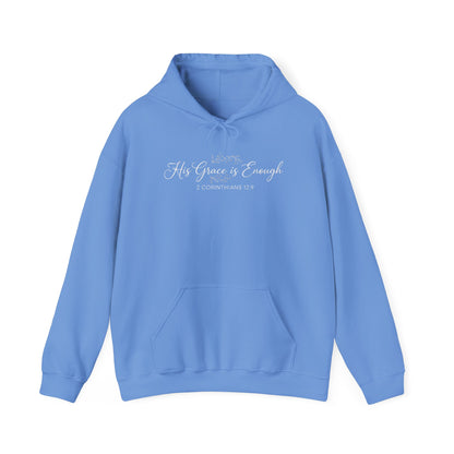 HIS GRACE IS ENOUGH - MEDIUM-HEAVY WEIGHT HOODIE