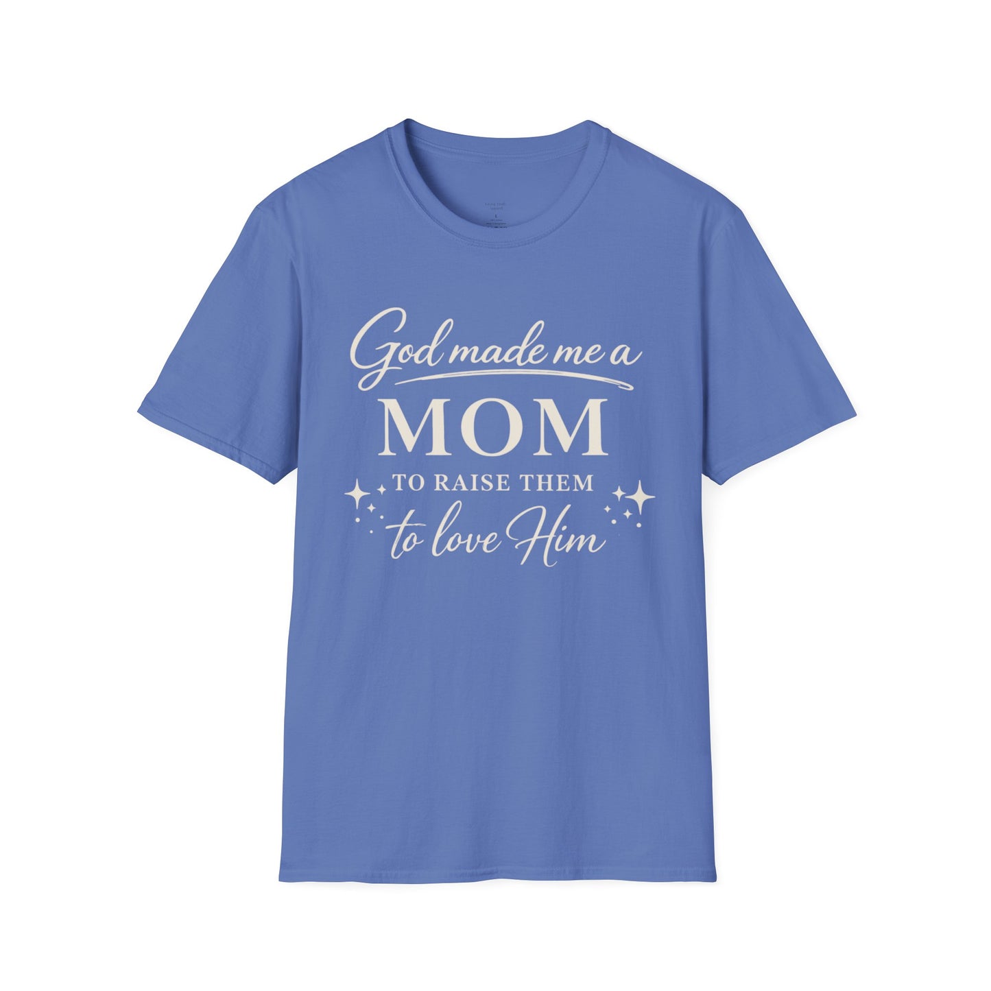 GOD MADE ME A MOM FRONT ONLY - PREMIUM-T-SHIRT