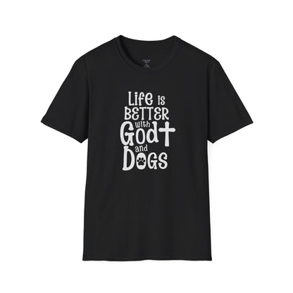 LIFE IS BETTER WITH GOD - PREMIUM T-SHIRT