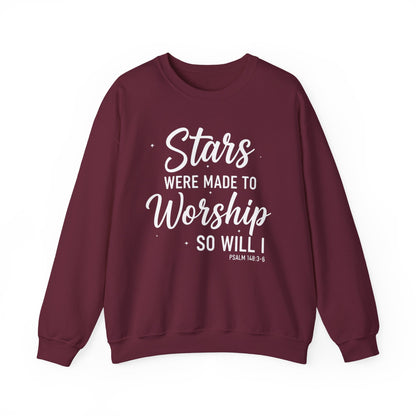 IF STARS WERE MADE TO WORSHIP - MEDIUM-HEAVY WEIGHT SWEATSHIRT