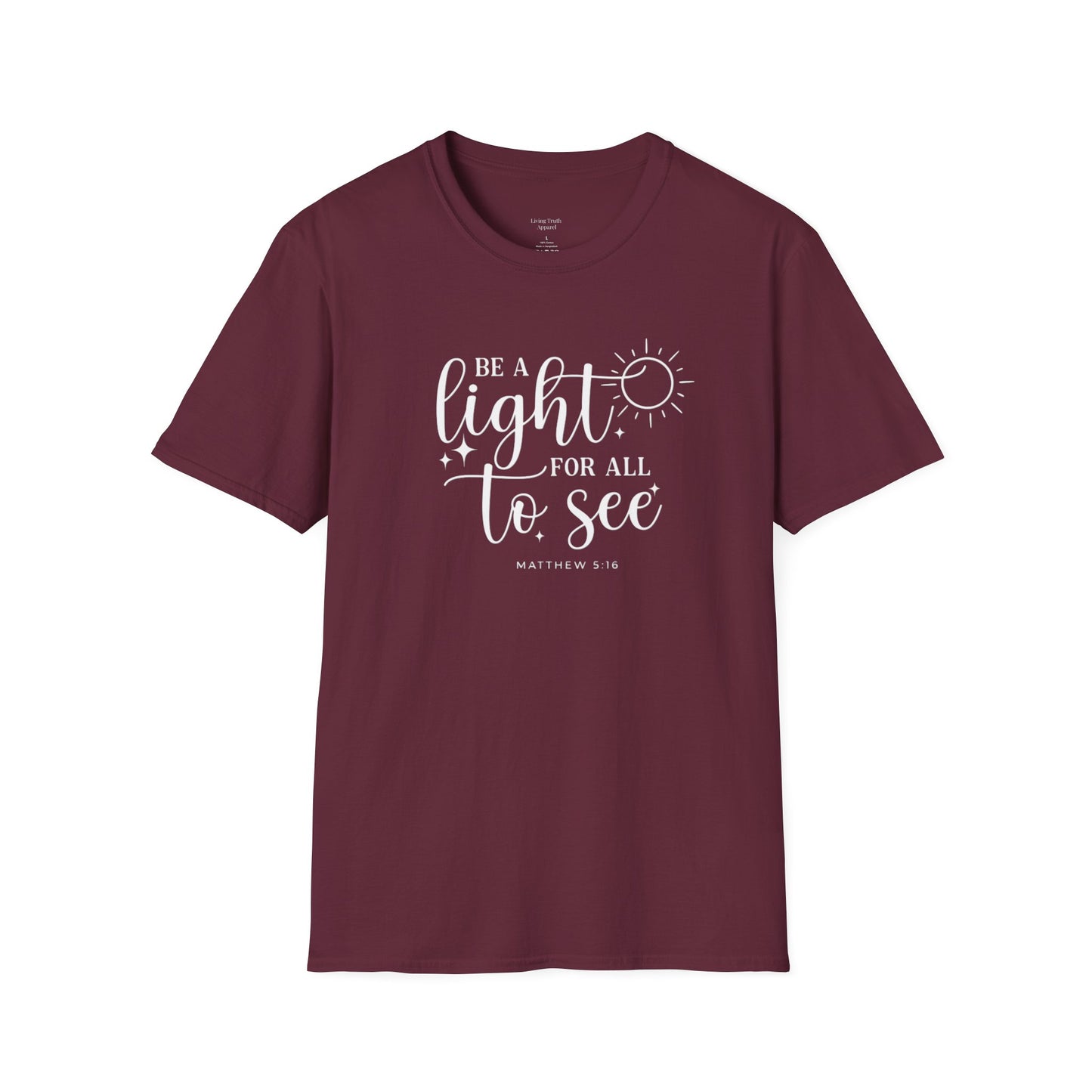 BE A LIGHT FOR ALL TO SEE - PREMIUM T-SHIRT