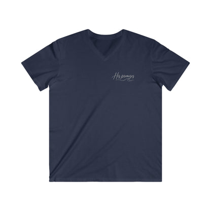 SUN SAND HIS PROMISES - V-NECK PREMIUM T-SHIRT