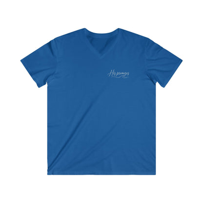 SUN SAND HIS PROMISES - V-NECK PREMIUM T-SHIRT