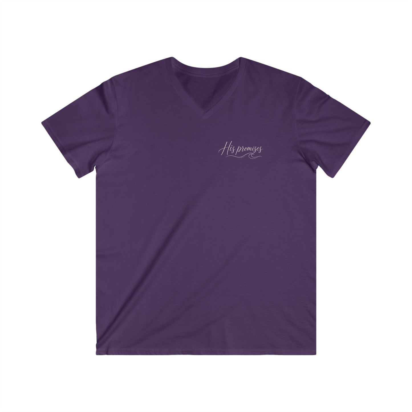 SUN SAND HIS PROMISES - V-NECK PREMIUM T-SHIRT