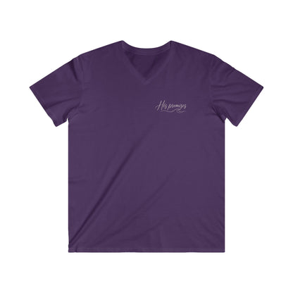 SUN SAND HIS PROMISES - V-NECK PREMIUM T-SHIRT