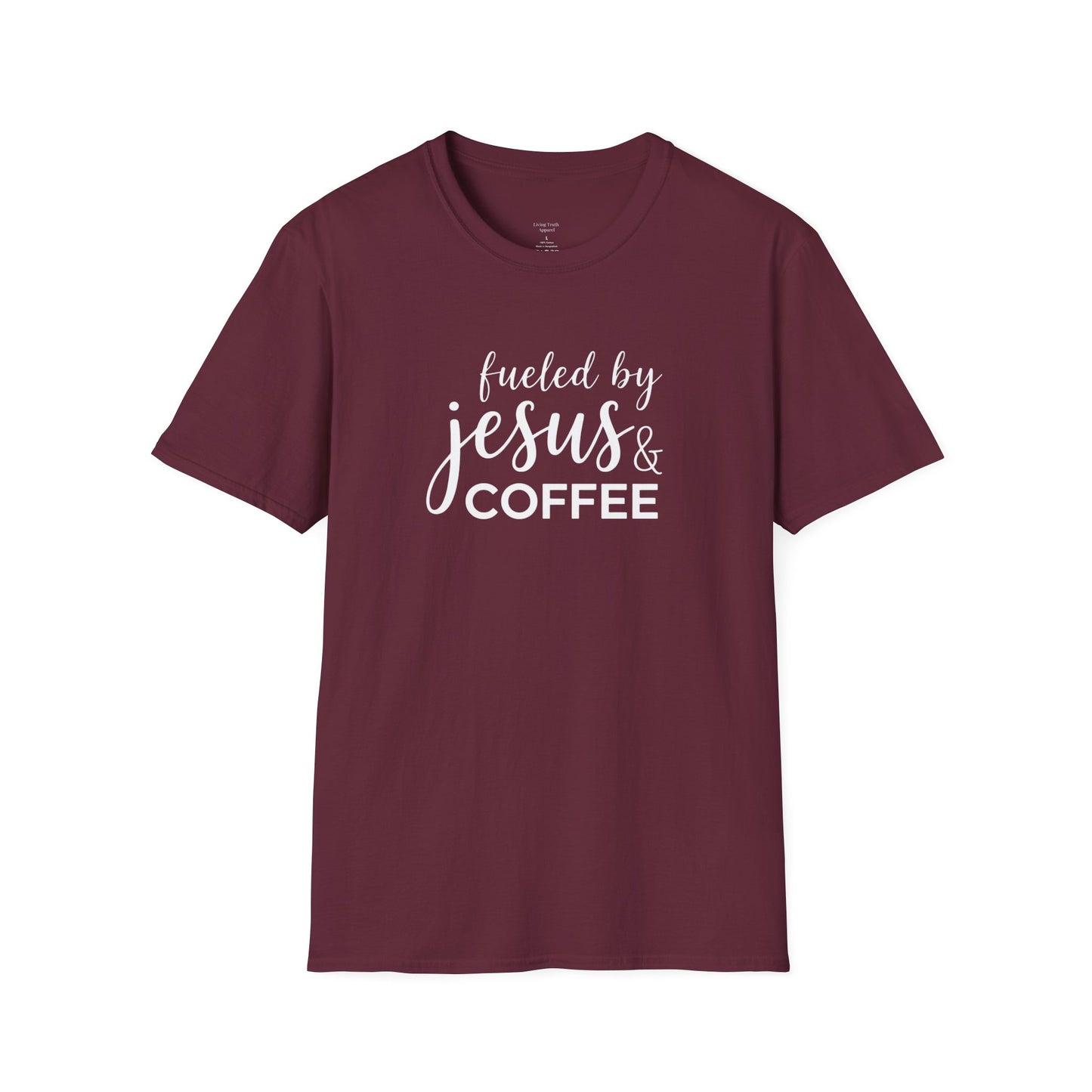 FUELED BY JESUS - PREMIUM T-SHIRT