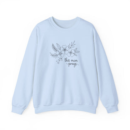 THIS MOM PRAYS - MEDIUM-HEAVY WEIGHT SWEATSHIRT