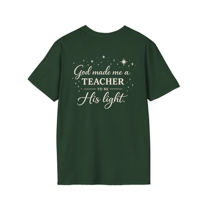 GOD MADE ME A TEACHER - PREMIUM T-SHIRT