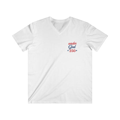 AMERICA ONE NATION 250 - V-NECK PREMIUM T-SHIRT