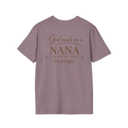 GOD MADE ME A NANA - PREIUM T-SHIRT
