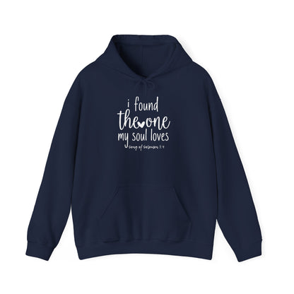 I FOUND THE ONE MY SOUL LOVES - MEDIUM-HEAVY WEIGHT HOODIE
