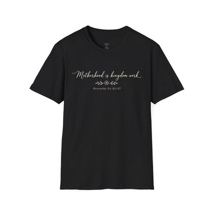 MOTHERHOOD IS KINGDOM WORK - PREMIUM T-SHIRT