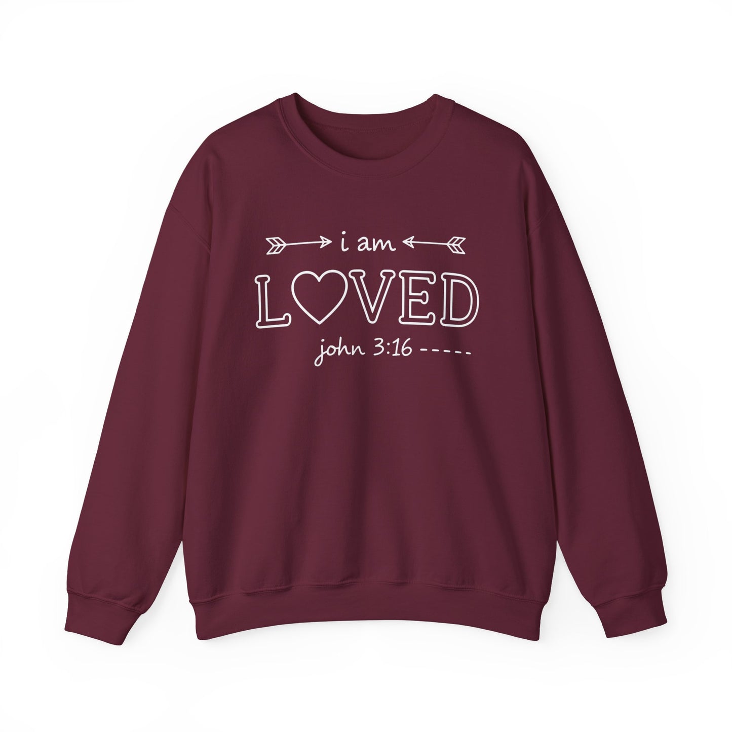I AM LOVED  - MEDIUM-HEAVY WEIGHT SWEATSHIRT