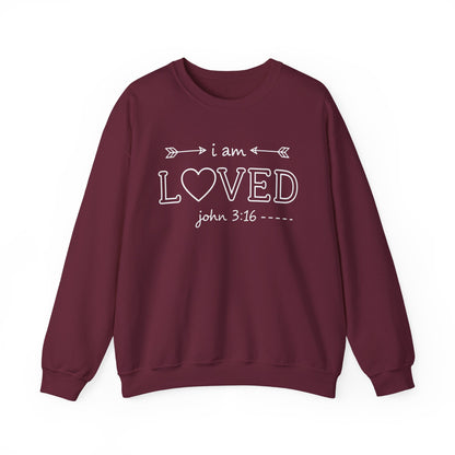 I AM LOVED  - MEDIUM-HEAVY WEIGHT SWEATSHIRT