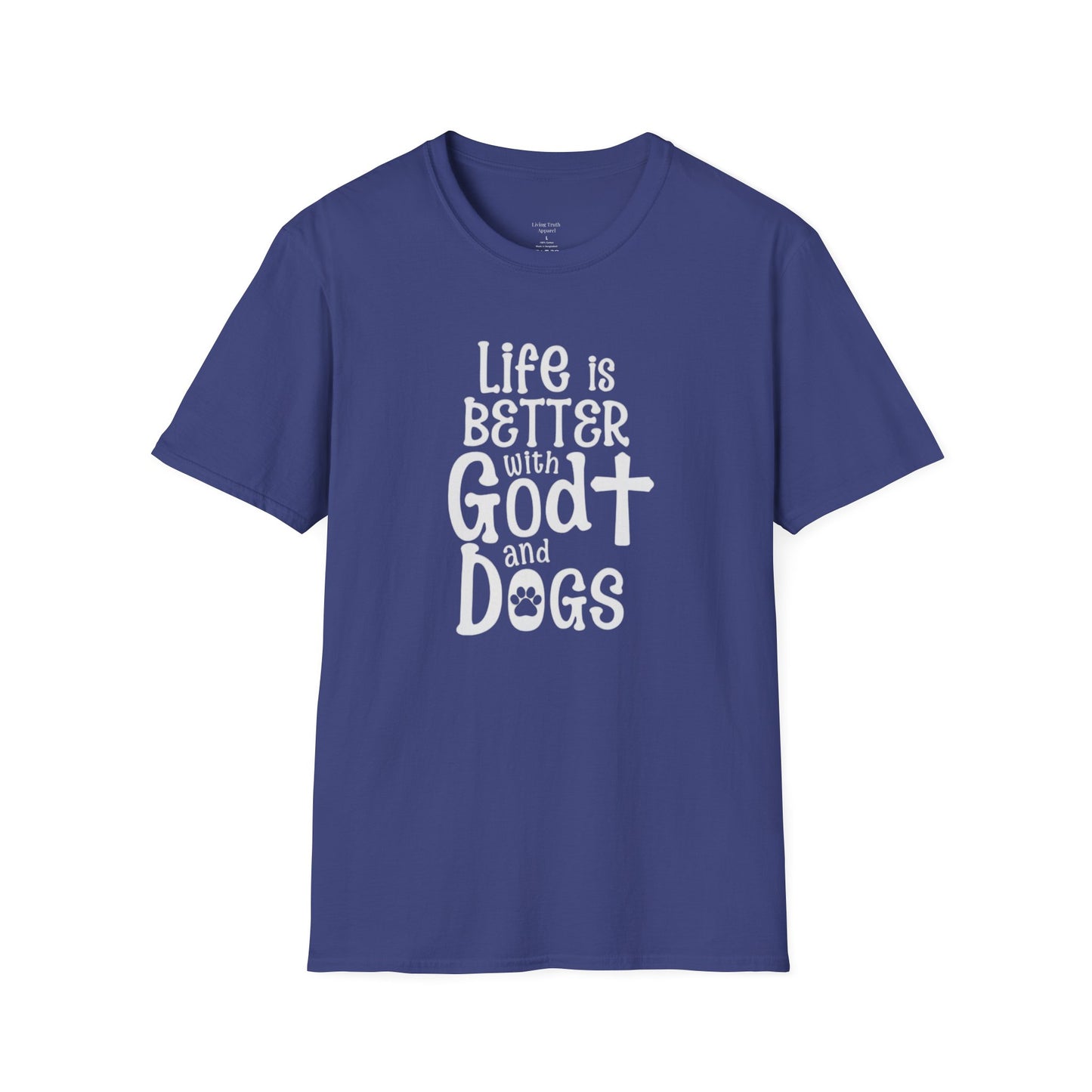 LIFE IS BETTER WITH GOD - PREMIUM T-SHIRT