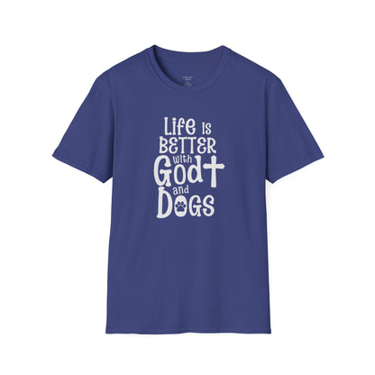 LIFE IS BETTER WITH GOD - PREMIUM T-SHIRT
