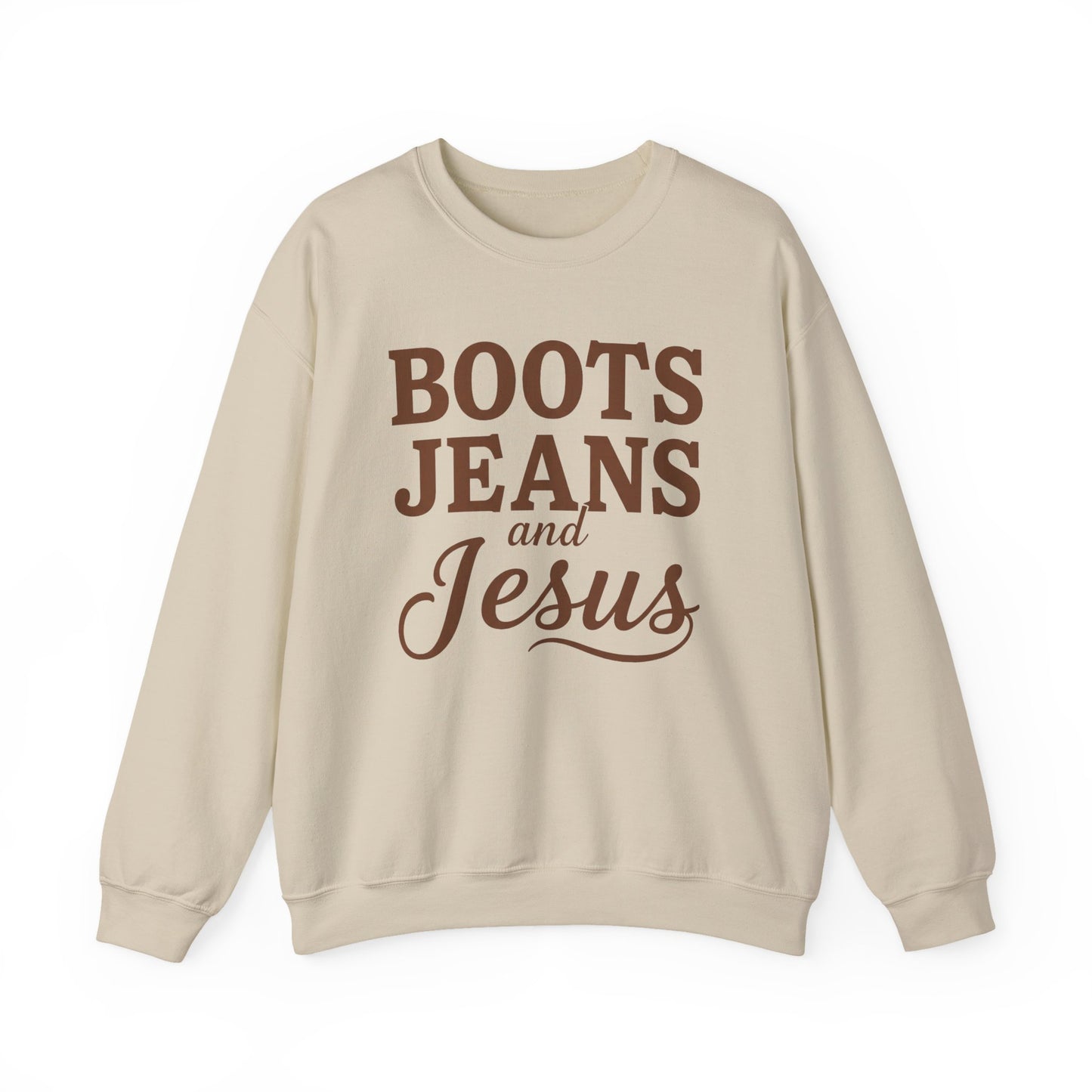 BOOTS JEANS JESUS - MEDIUM-HEAVY WEIGHT SWEATSHIRT