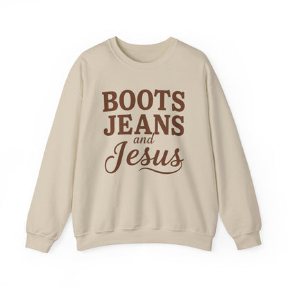 BOOTS JEANS JESUS - MEDIUM-HEAVY WEIGHT SWEATSHIRT