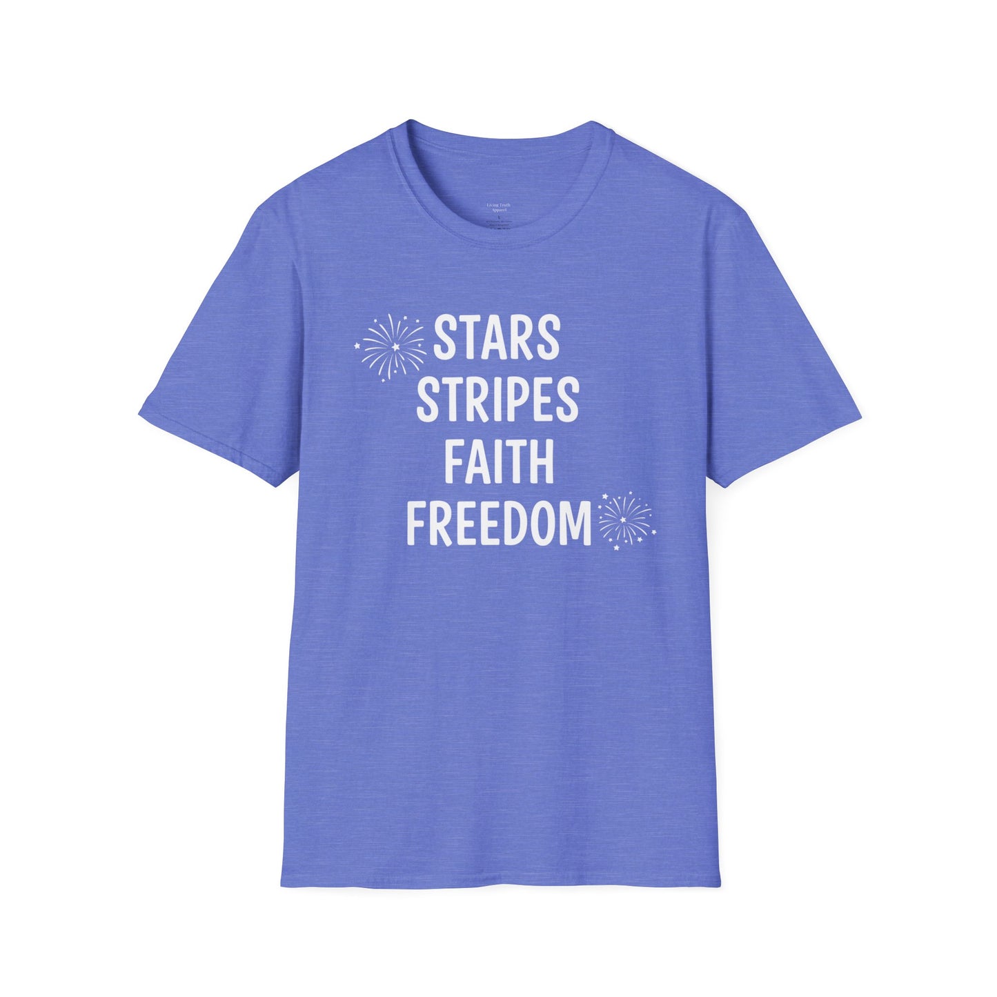STARS STRIPES FAITH - PREMIUM T-SHIRT