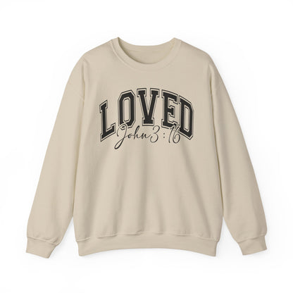LOVED 3:16 - MEDIUM - HEAVY WEIGHT SWEATSHIRT