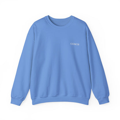 GOD MADE ME A COACH/FIELD - MEDIUM-HEAVY WEIGHT SWEATSHIRT