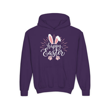HAPPY EASTER - YOUTH MEDIUM-HEAVY WEIGHT HOODIE