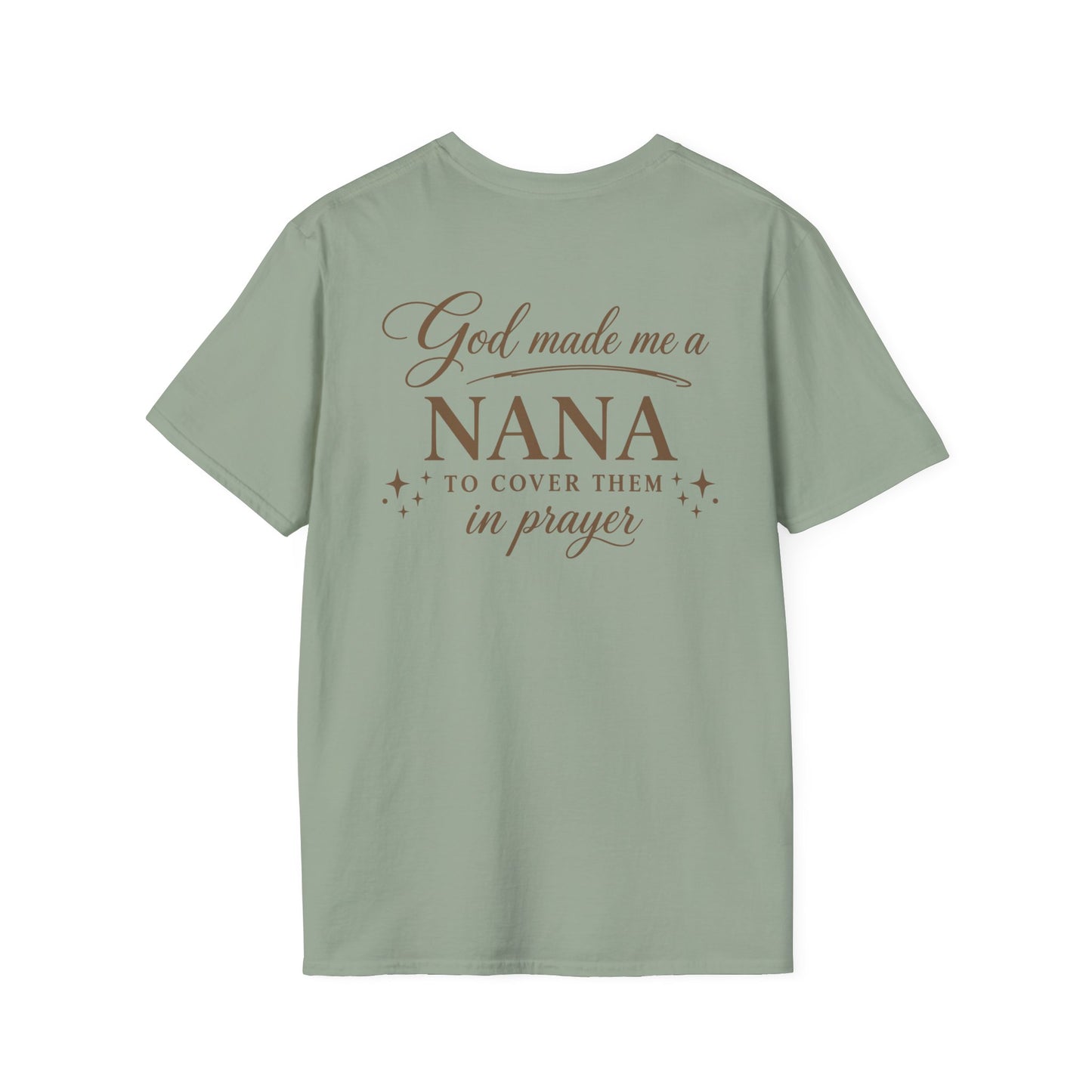 GOD MADE ME A NANA - PREIUM T-SHIRT