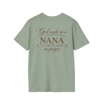 GOD MADE ME A NANA - PREIUM T-SHIRT