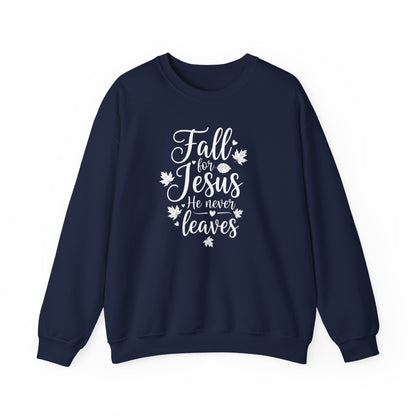 FALL FOR JESUS - MEDIUM-HEAVY WEIGHT SWEATSHIRT
