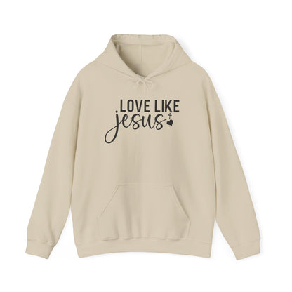 LOVE LIKE JESUS - MEDIUM-HEAVY-WEIGHT HOODIE